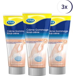 Scholl Crème Scrub 75ml - 3 Stuks - Eelt - Eeltverwijderen - Voordeelverpakking