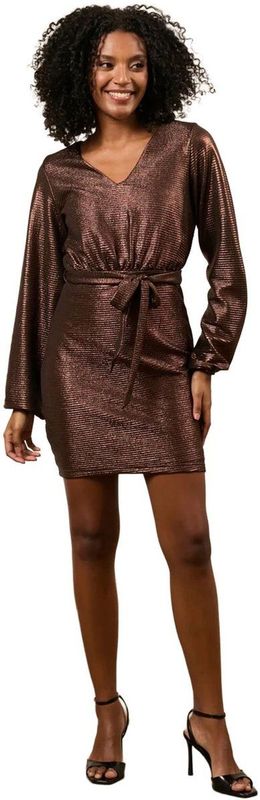 Lofty Manner, Dames, Jurken, Bruin, Maat: XS