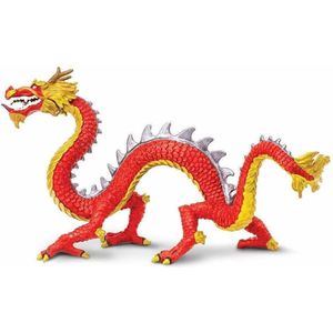 Safari Speelfiguur Chinese Draak Junior 20,5 X 9 Cm Rood