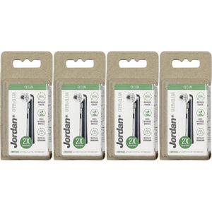 Jordan Green Clean Opzetborstels voor Oral-B elektrische tandenborstels