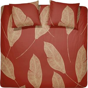 Damai Strelitzia - Dekbedovertrek - 260x200/220 cm - Extra breed - Red Gold