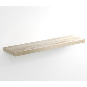 Casaria Wandplank Zwevend - 90 cm 15kg Belastbaar - Eiken