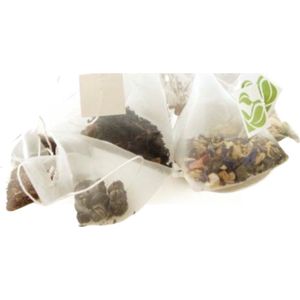 Ms.Tea - Rooibos Cranberry - Piramides - 50 stuks - afbreekbaar - losse thee