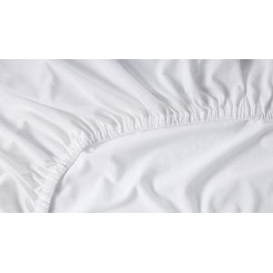 Beter Bed Select Jersey Hoeslaken Splittopper - 200 x 200/210/220 cm - 100% Katoen - Matrasbeschermer - Matrashoes - Wit