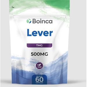 Boinca TMG *Lever* Trimethylglycine - Spieropbouw - Uithoudingsvermogen - 500mg - maanddosering - vitaal ouder - healthy aging