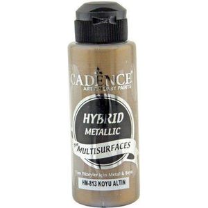 Acrylverf - Metallic - Dark Gold - Cadence Hybrid Metallic - 120 ml