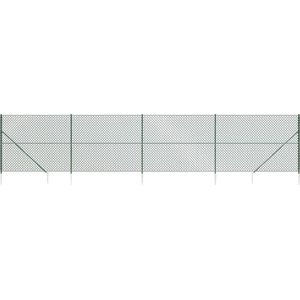 vidaXL-Gaashek-met-grondankers-2,2x10-m-groen