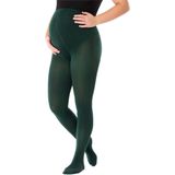 Be Mammy - BE-GI-1120 - Panty - Donkergroen - Zwangerschapspanty - 100 DEN