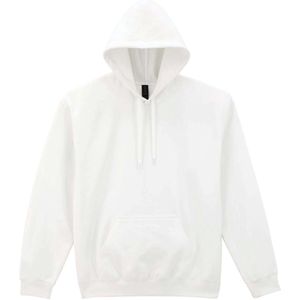 Gildan Sweater met capuchon Midweight Softstyle GISF500 - White - 4XL