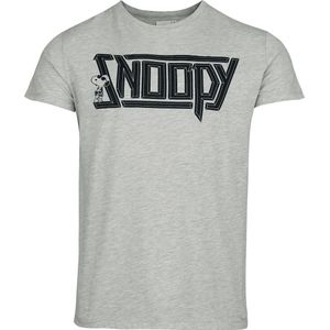 Peanuts Snoopy Heren T-shirt - grijs - S
