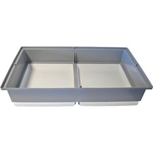 Gebr de boon - Voltrega onderbak met lade grijs/wit 010232GC