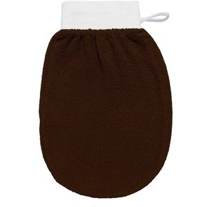 Exfoliërende handschoen, diep exfoliërende body scrub voor douche en bad | Lichaams Exfoliatie, verwijdert dode huidcellen | Huidverzorging voor een gladde, verfrissende huid - 2 stuks, Donkerbruin