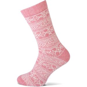 Homesocks sokken met wol - Warme huis sokken - 42 - Blauw