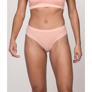 Undiemeister Slip Dames - Blush Dusk (Lichtroze) - Ondergoed Zijdezachte Ademende Stof - Elastische band - Platte Naden - Zonder Labels - Gladde Onderbroek Afwerking - Tencel - Slip - Maat XXL