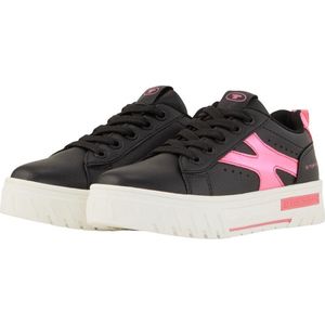 Tom Tailor - Sneaker - Glinsterende Blokstrepen - Meisjes - Leer en Imitatieleer