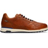 Van Lier - Leren Sneakers - Cognac - Zool van 3 cm
