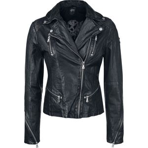 Gipsy Happy Silver Lederen jas zwart S Leer -