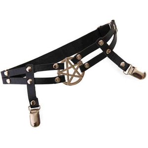 Banned - Weaver Leg Garter Beenharnas - Zwart