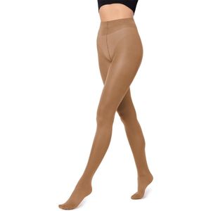 Merry Style Dames Panty - 70 DEN - Medium gloss - Polyamide - SS-Caldo-70 - Bruin - XS-S