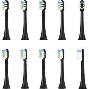 Opzetborstels voor elektrische tandenborstels - 10 stuks met 3D-krommingsontwerp