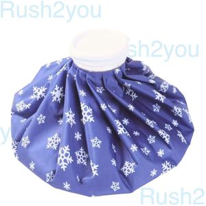 Herbruikbare Ijszak - Verkoelend Ijs Kompres - Eerste Hulp Bij Ongelukken - EHBO - Warm & Koud - Hot & Cold - Ice Bag - Blauw - Blue - Sneeuwvlok Print - Snowflake Print -