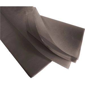 Taupe Vloeipapier \ zijdepapier - Watervast en Kleurecht in Diverse Maten | B4 25x36 cm 96 vellen