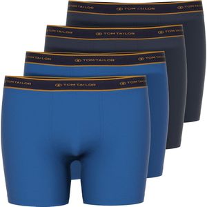 TOM TAILOR Kentucky - 4-pack heren Long Boxer - Blauw - Maat M