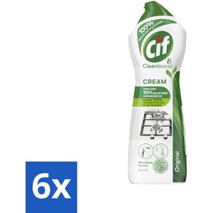 Cif Cleanboost - Original - Poetsmiddel - 750 ml - Voordeelverpakking - 6 stuks