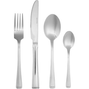 Salter Buxton 16-delige bestekset -18/0 roestvrij staal - servies voor 4 personen - vaatwasmachinebestendig
