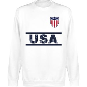 Verenigde Staten Team Sweater - Wit - XL