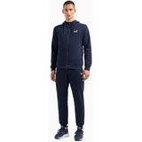 EA7voor mannen. 8NPV68_PJVTZ Trainingspak Perfect zwart (3XL), Casual, Sportief, Katoen, Meerdere sporten, Polyester, Lange mouwen, Marinebl