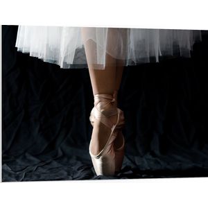 PVC Schuimplaat- Ballerina - Balet - Schoenen - Dansen - 100x75 cm Foto op PVC Schuimplaat