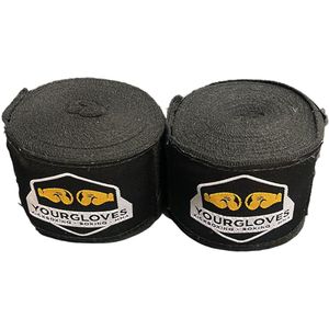 Your Gloves Boksbandage - Zwart 460cm