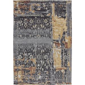 Vloerkleed - Blaze - Multi/Blauw - Laagpolig - 155x230 cm