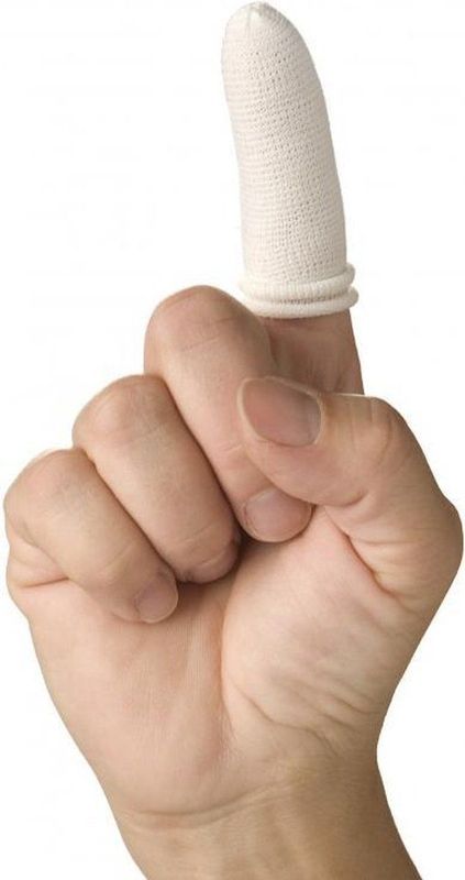 Vingercondoom - Wit - 50 St.