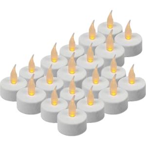 Theelichtjes – 20 Waxinelichtjes op Batterij