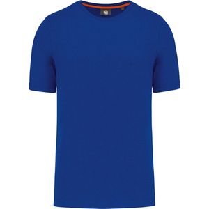 T-shirt Heren S WK. Designed To Work Ronde hals Korte mouw Royal Blue 60% Katoen, 40% Polyester