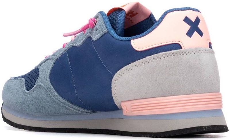 Xti - 14416403-NAVY - Trainers - Blauw - Plat - Veters - Casual