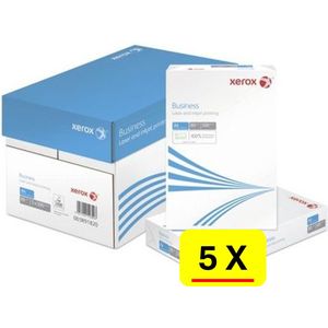 5 x pak Kopieerpapier Xerox Business - A4 80gr wit - Doos