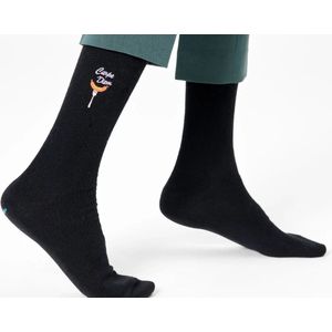 Happy Socks Carpe Diem - Zwart - Maat 36-40