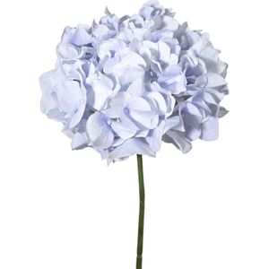 Viv! Home Luxuries Hortensia - zijden bloem - lichtblauw - 48cm