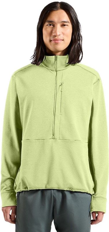 Odlo Mid Layer 1/2 Zip Grid Fleece Fleecevest (Heren |groen)