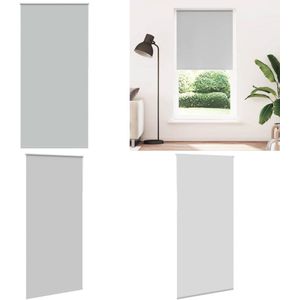 vidaXL Rolgordijn verduisterend 115x210 cm stofbreedte 110,7 cm - Rolgordijn - Rolgordijnen - Dag- En Nachtgordijn - Verduisterend Rolgordijn