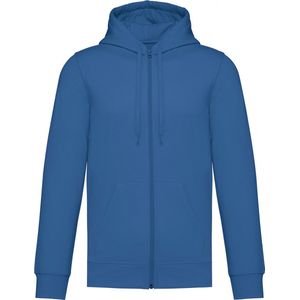 Kariban Gerecycleerde sweater met rits en capuchon uniseks K4042 - Light Royal Blue - L