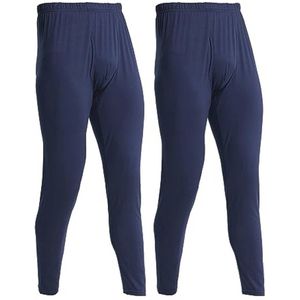 Set van 2 thermische lange onderbroeken voor heren - ondergoed, basislaag, legging, winter, warm