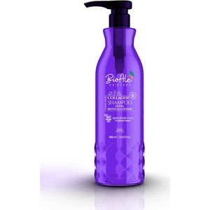 Biolea Anti Hair Loss Collagen Hair Shampoo – Tegen Haaruitval, Snelle Haargroei, Vol Haar, Herstellend en Voedend met Biotine, Collageen en Cafeïne – Volume Verpakking - Stop Haaruitval Nu - 1000ml