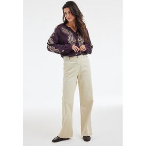 DIDI Dames Blouse Porto Chocolate brown maat 44