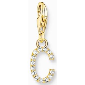 Thomas Sabo - 1966-414-14 - Charm - Dames - 925er Zilver Geel Verguld - Letter C