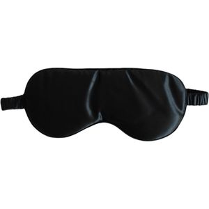 COSMO - Slaapmasker - 100% mulberry silk - Zijden - Skincare - Black silk - Satijn