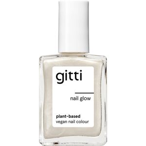 Gitti Nail Glow - nagellak - zacht chroom effect - unieke, sterke vegan formule - natuurlijke look - 23 vrij versterkt de nagels - minimaal 82% natuurlijk - manicure